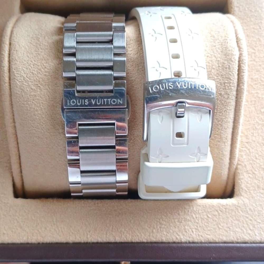 Authentic Louis Vuitton Montre Quartz Watch- Complete Set - Picture 3 of 11